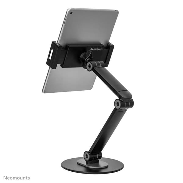 Neomounts Tabletholder skrivebord - 7 til 12,9 tommer - Fleksibel arm - Justerbar - Universal - Sort