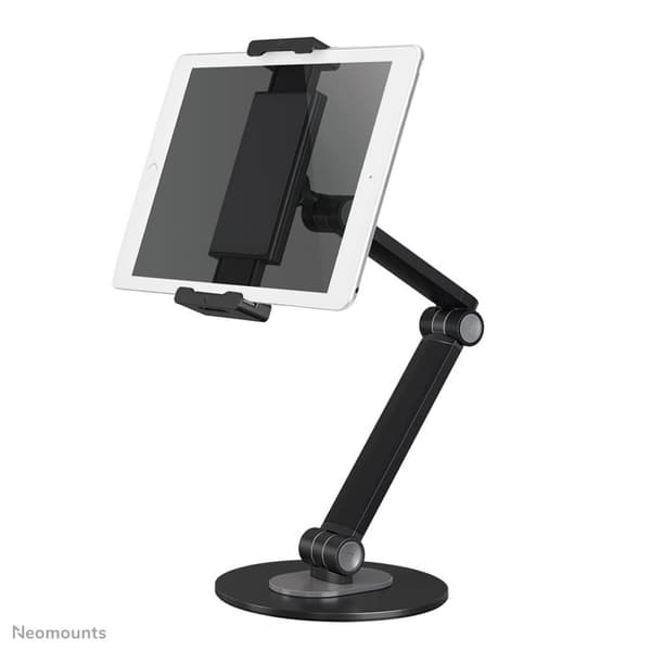 Neomounts Tabletholder skrivebord - 7 til 12,9 tommer - Fleksibel arm - Justerbar - Universal - Sort Sort