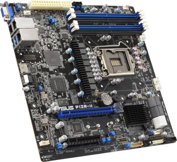 ASUS P12R-M Intel C252 LGA 1200 microATX