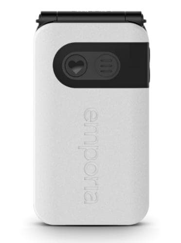Emporia SIMPLICITYglam 7,11 cm (2,8") 102 g sort - hvid seniortelefon (V227_001)