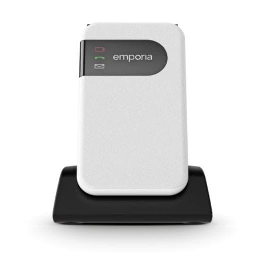 Emporia SIMPLICITYglam 7,11 cm (2,8") 102 g sort - hvid seniortelefon (V227_001)