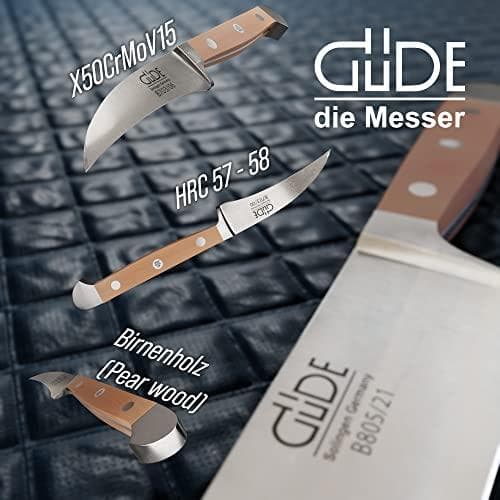 Güde Alpha leikkausveitsi 6 cm päärynä (B703/06)