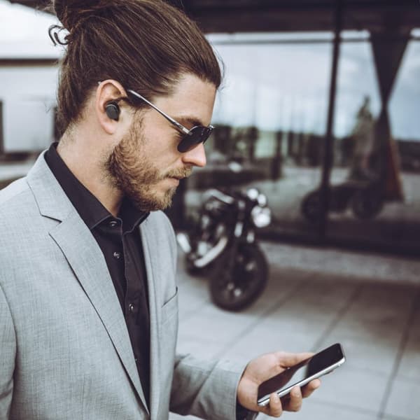 Hama "Spirit Pure" - ægte trådløse hovedtelefoner med mikrofon - in-ear - Bluetooth - sort