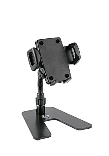 KOENIG & MEYER 19746-000-55 - Smartphone table tripod (width 60 - 84mm | height 168mm | flat steel plate) (19746-000-55)