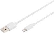 DIGITUS - Lightning cable - USB male to Lightning male - 2 m - double insulation - white - for Apple 10.2" iPad, AirPods Max, AirPods Pro, iPhone 11,