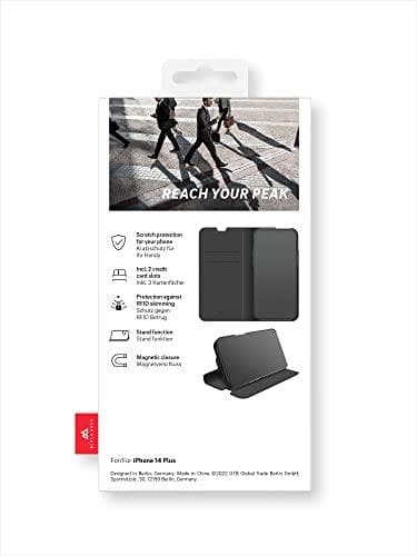Black Rock Booklet The Classic til Apple iPhone 14 Max, Sort (00215188)