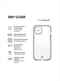Miniatyrbillede 2 af 3: Black Rock Cover 360° klart til Apple iPhone 14, gennemsigtig (00215156)