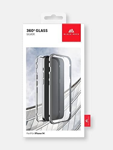 Black Rock Cover 360° glas til Apple iPhone 14, sølv (00215155)