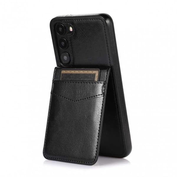 Samsung S23 Plus Mobilskal Korthållare 5-FACK Retro V3