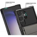 Miniatyrbillede 4 af 6: Samsung S23 Ultra stødsikkert cover med ugyldigt kortrum