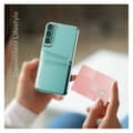 Miniatyrbillede 3 af 5: Samsung S23 Plus Tyndt stødsikkert mobilcover med kortslot