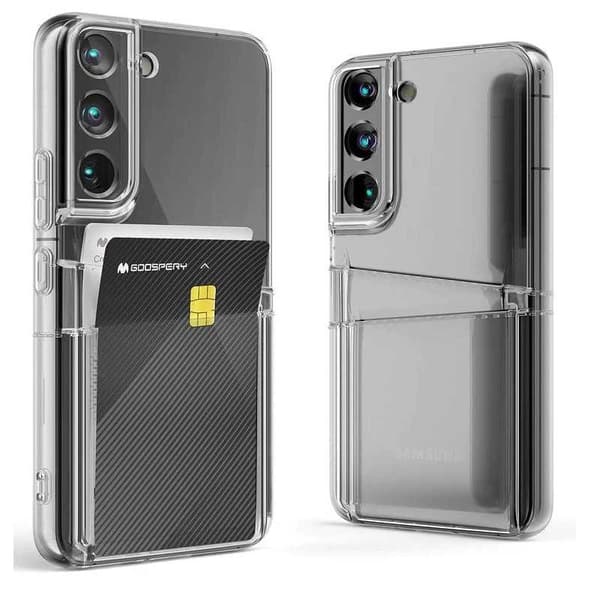 Samsung S23 Plus Tyndt stødsikkert mobilcover med kortslot