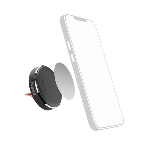 Hama Mobiltelefon Holder Til Bilen Magnet Til Dashboard 360 Degree Rotat. Uni. Sort