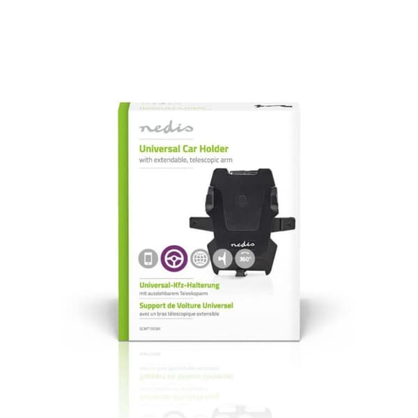 Nedis SCMT100BK Smartphone Holder Til Bilen Universal