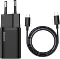 Miniatyrbillede 3 af 9: Baseus TZCCSUP-L01 mobiloplader Smartphone Sort AC, USB Hurtigopladning Indendørs