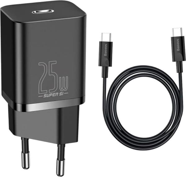 Baseus TZCCSUP-L01 mobiloplader Smartphone Sort AC, USB Hurtigopladning Indendørs