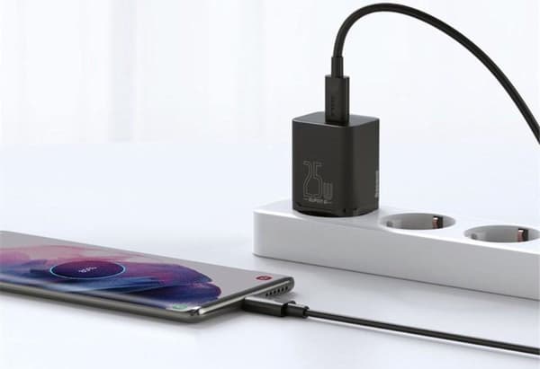 Baseus TZCCSUP-L01 mobiloplader Smartphone Sort AC, USB Hurtigopladning Indendørs