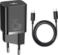 Miniatyrbillede 2 af 9: Baseus TZCCSUP-L01 mobiloplader Smartphone Sort AC, USB Hurtigopladning Indendørs