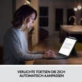 Pikkukuva 7 / 9: Logitech Combo Touch - näppäimistö ja foliokotelo - ohjauslevyllä - taustavalaistu - Apple Smart -liitin - QWERTY - GB - Oxford Grey - Apple 27,90 cm