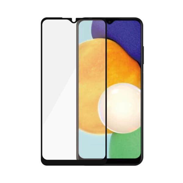 PanzerGlass - skærmbeskytter til mobiltelefon - etui-kompatibelt - glas - ramme farve sort - til Samsung Galaxy A03 Core (7283)