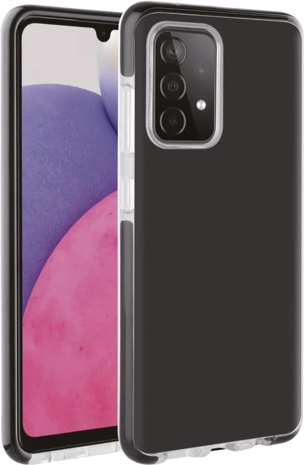 Vivanco Rock Solid Mobiltelefonfodral 16,3 cm (6,4") skal Svart - Transparent (RSCVVSGA33T)