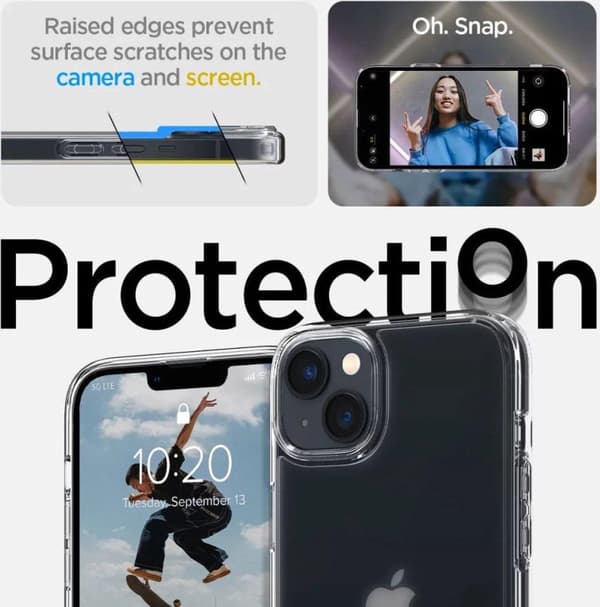Spigen Ultra Hybrid iPhone 14 Plus frostklar (ACS04900)