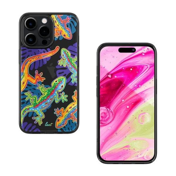 LAUT - Crystal Palette etui kompatibelt med iPhone 14 Pro (6,1 tommer) - Lizard