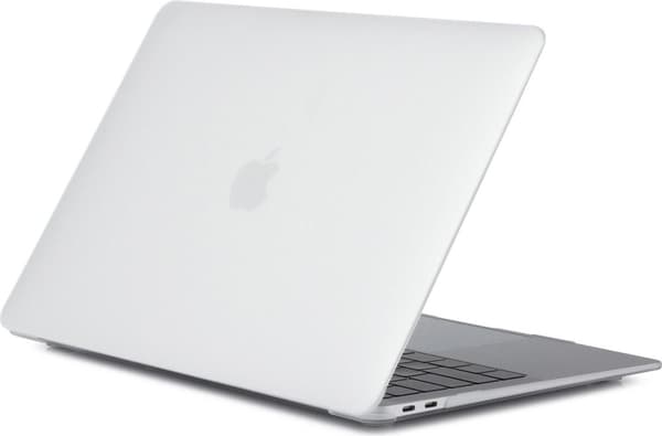 eSTUFF - Kannettavan tietokoneen kuori - 38,1 cm (15") - Frosted Clear - Apple MacBook Pro 15,4" (loppu 2016, puoliväli 2017, puoliväli 2018, puoliväl