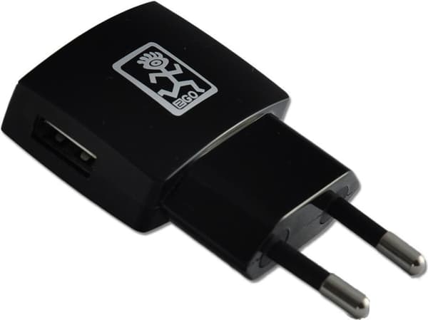 2GO 795981 Oplader til mobilenheder sort indendørs (795981) Sort