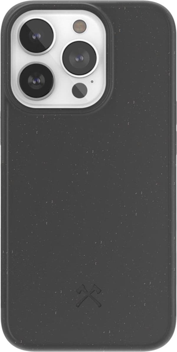 WOODCESSORIES Bio Case Klassiskt mobiltelefonskal till Apple iPhone 14 Pro svart (ECO652)