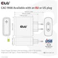 Miniatyrbillede 4 af 7: CAC-1908 Travel Charger GaN USB-C vægoplader