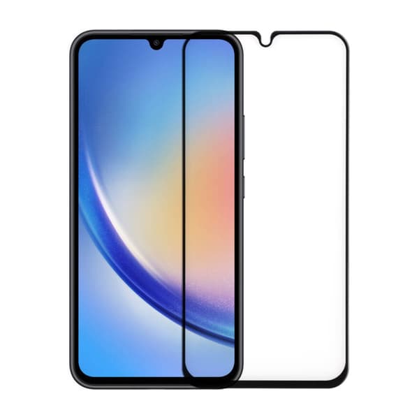 Skärmskydd Samsung Galaxy A34 5G - 3D Härdat Glas - Svart