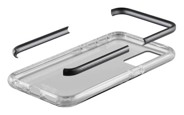 Cellularline TETRACGALA41 mobiltelefonfodral 15,5 cm (6,1") skal Svart, Transparent