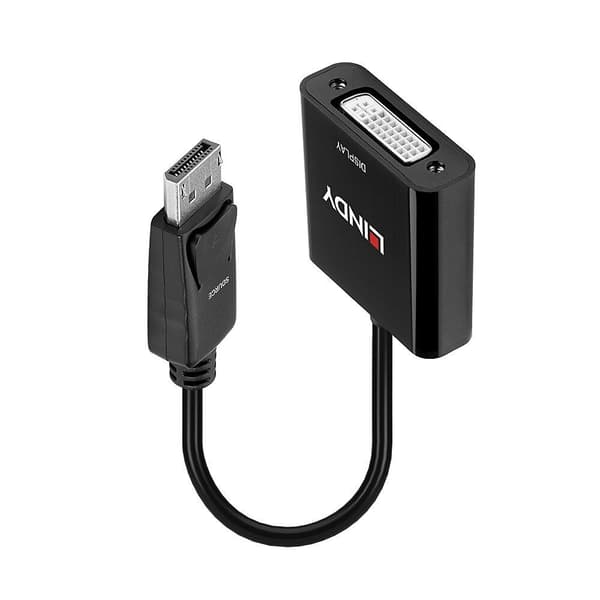 Lindy 41734 videokabel adapter Sort