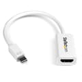 Miniatyrbillede 1 af 3: StarTech.com Mini DisplayPort til HDMI 4K Audio Video Converter mDP 1.2 til HDMI Active Adapter til Mac Book Pro / Mac Book Air White