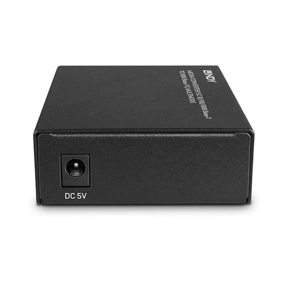 Lindy 25119 nätverksmediakonverterare 850 nm Multimode Black