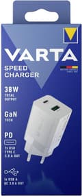 Miniatyrbillede 2 af 4: Varta Speed Oplader 38W GaN PD USB-C 20W + USB-A 18W, hvid (57955 101 111)