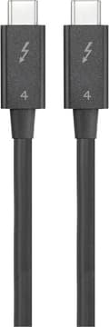 Miniatyrbild 2 av 5: Renkforce Thunderbolt™-kabel Thunderbolt™ 4 Thunderbolt™ (USB-C®) hane, Thunderbolt™ (USB-C®) hane 0,80 m Svart dubbelskärmad RF-5235980 (RF-5235980)