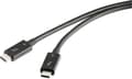Miniatyrbild 1 av 5: Renkforce Thunderbolt™-kabel Thunderbolt™ 4 Thunderbolt™ (USB-C®) hane, Thunderbolt™ (USB-C®) hane 0,80 m Svart dubbelskärmad RF-5235980 (RF-5235980)