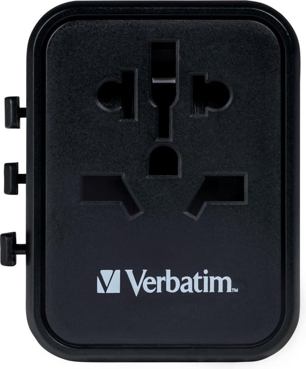 Verbatim UTA-01 Universal rejsestik & USB-A-oplader 12 W (49543)