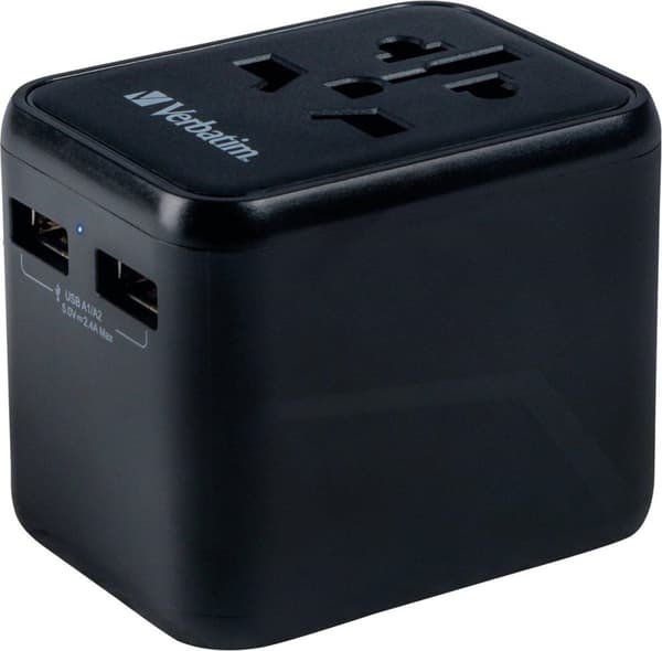 Verbatim UTA-01 Universal rejsestik & USB-A-oplader 12 W (49543)