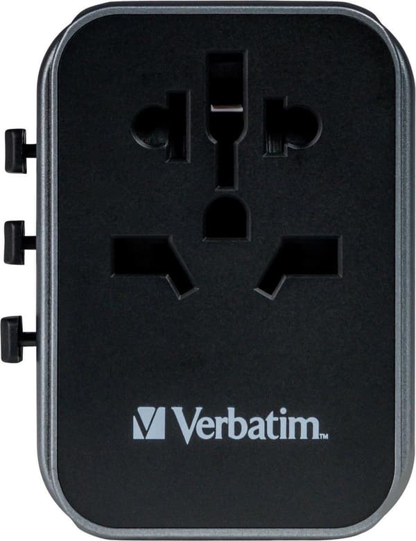 Verbatim UTA-03 Universal Travel Plug & USB-C/A laturi 30 W (49545)