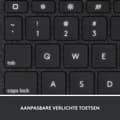Miniatyrbillede 11 af 11: Logitech Combo Touch - tastatur og folio-etui - med pegefelt - baggrundsbelyst - Apple Smart-stik - QWERTY - GB - Oxford Grey (920-011441)