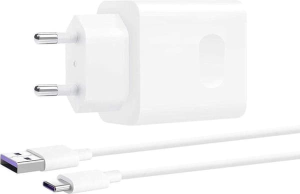 Huawei Honor - CP405B SuperCharger (HW-110600E00) + USB - C-kaapeli - 66W - Valkoinen - Lataussovittimen datakaapelin latauskaapeli (55033705)
