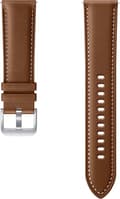 Miniatyrbild 1 av 4: Samsung Stitch Leather Band ET-SLR84 - klockarmband för smartwatch - brun - för Galaxy Watch (46 mm), Watch 3 (45 mm)