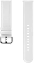 Miniatyrbild 1 av 4: Samsung läderrem ET-SLR82  - klockarmband för Smartwatch - vit - för Galaxy Watch Active 2