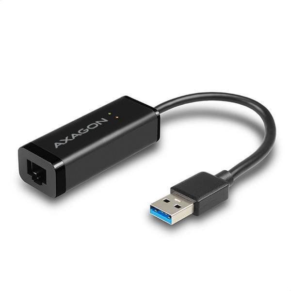 Axagon ADE-SR Kabelgränssnitt/Könsadapter USB 3.0 RJ-45 Svart (ADE-SR) Svart