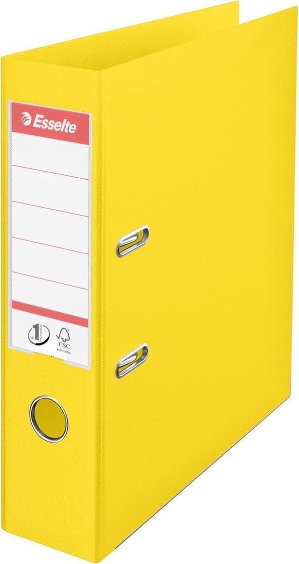 Esselte Esselte Binder A4 Vivid NO.1 Performance mek. 75 MM GUL (624070)