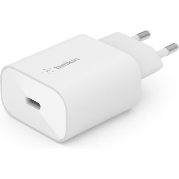 Belkin BoostCharge USB-C 25 W PD 3.0-oplader Hvid