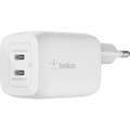 Miniatyrbild 1 av 5: Belkin BoostCharge Pro Dual Port USB-C GaN 65W PD 3.0 laddare